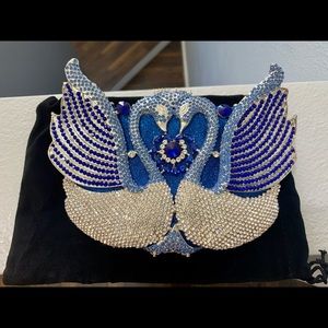 Crystal Swan Clutch